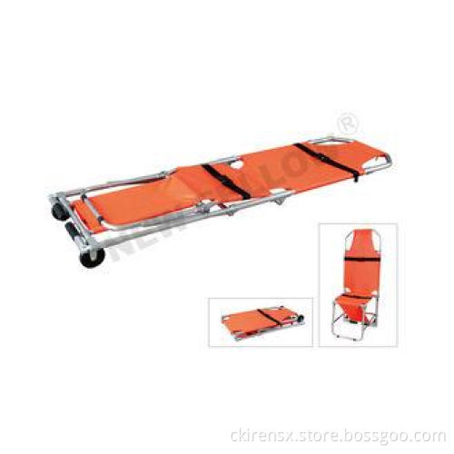 Elevator Wheeled Stair Emergency Folding Stretcher In Narro
